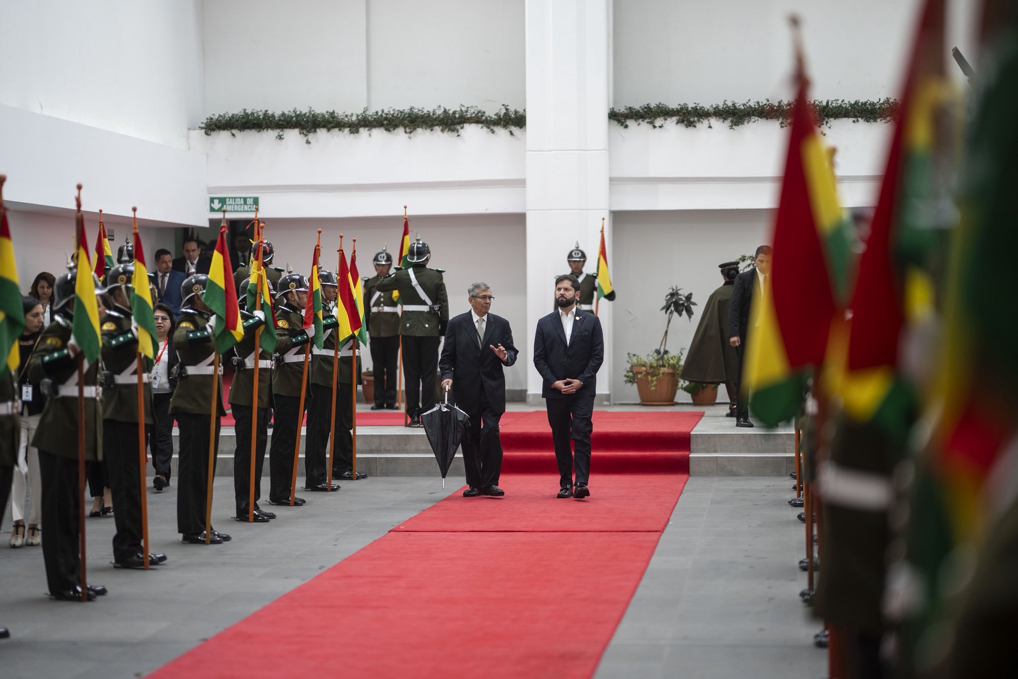 Boric insta a que Chile y Bolivia avancen en control fronterizo y el Consejo Empresarial Binacional 