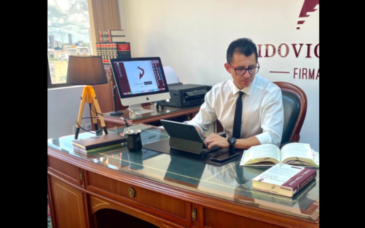 Freddy Alejandro Vidovic Falch es el flamante ministro de Justicia