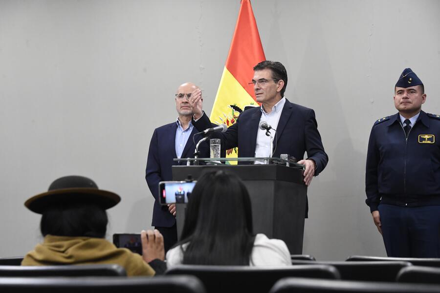 Paz asegura que se está estabilizando la economía y anuncia firmeza en las acciones que asuma