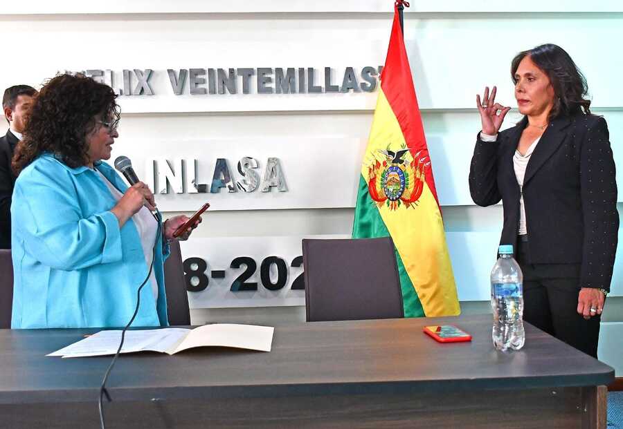 Patricia Vacaflor, nueva directora de Instituto Nacional de Laboratorios de Salud 
