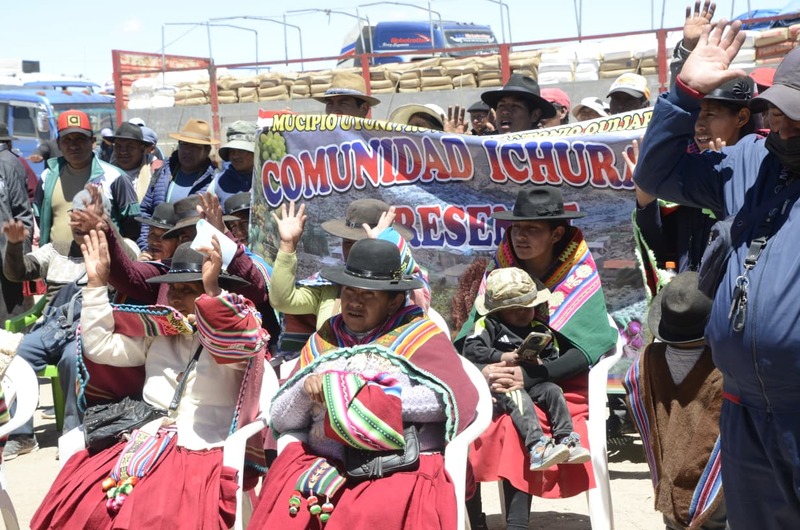 En región indígena de Potosí inauguran estación de servicio de carburantes