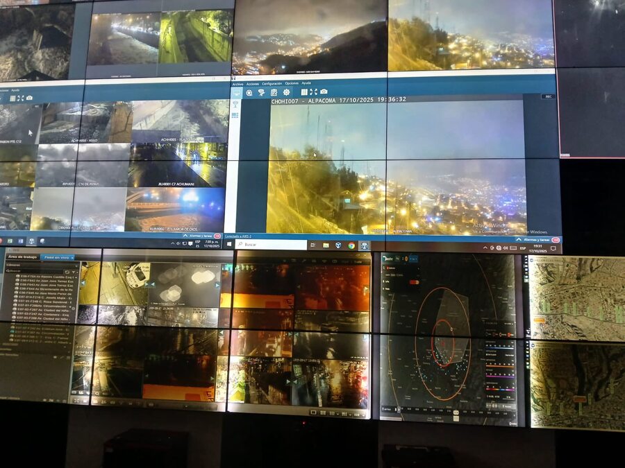 Alcaldía emite alerta por tormentas eléctricas y posible granizada en La Paz