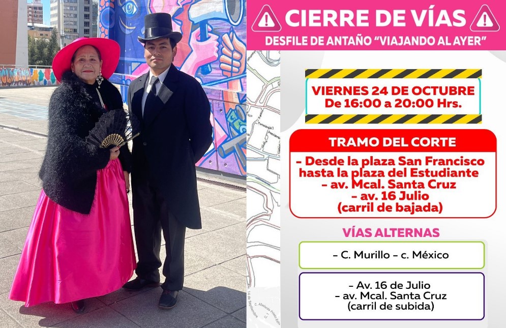 Cierran el carril de bajada de El Prado este viernes por el desfile de antaño