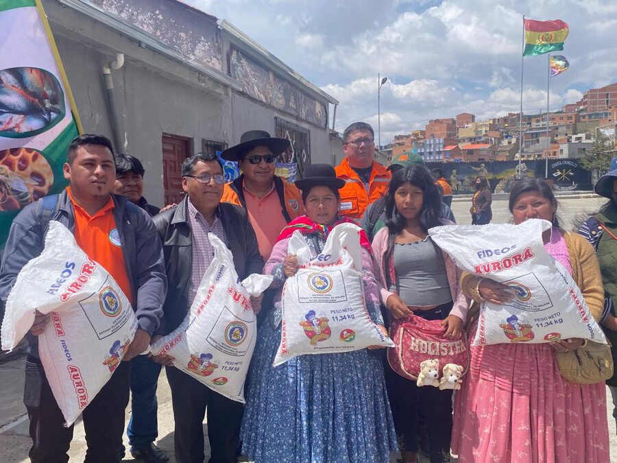 Gobierno entrega más de 186 toneladas de ayuda humanitaria a 6.715 familias de La Paz afectadas por inundaciones 