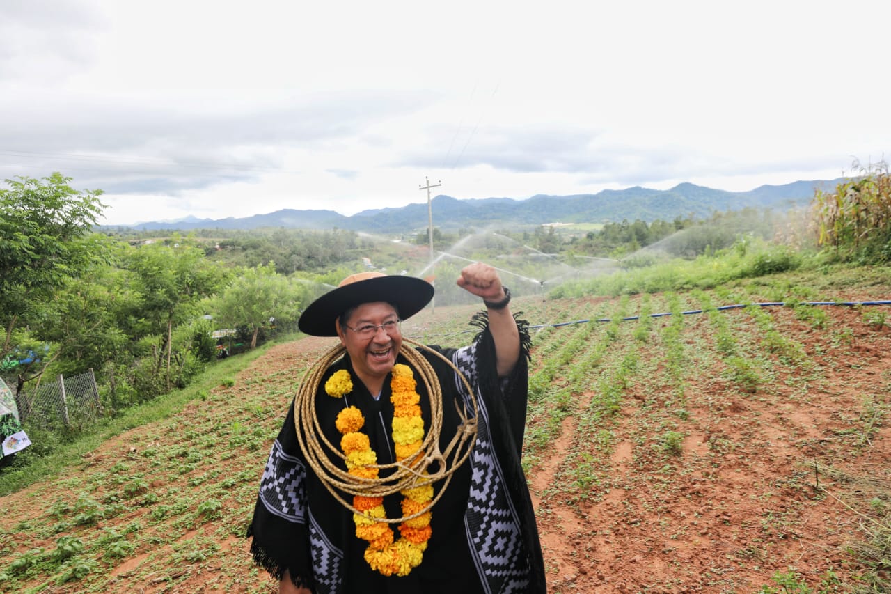 Presidente destaca desarrollo integral en Chuquisaca con más de Bs 4.500 millones en obras y proyectos