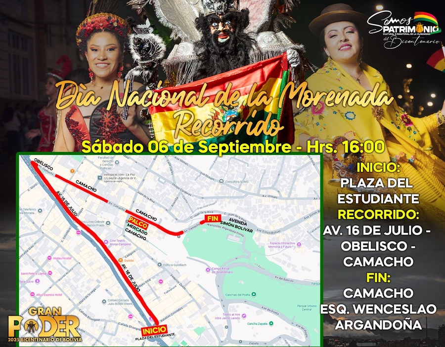 Con una entrada folklórica celebraran el Día Nacional de la Morenada