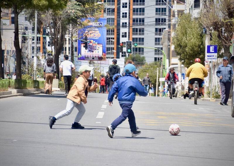 Evaluación del Día del Peatón en La Paz: la calidad del aire mejora entre 20% y 30%