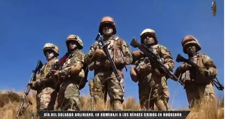 FFAA conmemoran el "Día del Soldado Boliviano" en honor a la defensa de Boquerón