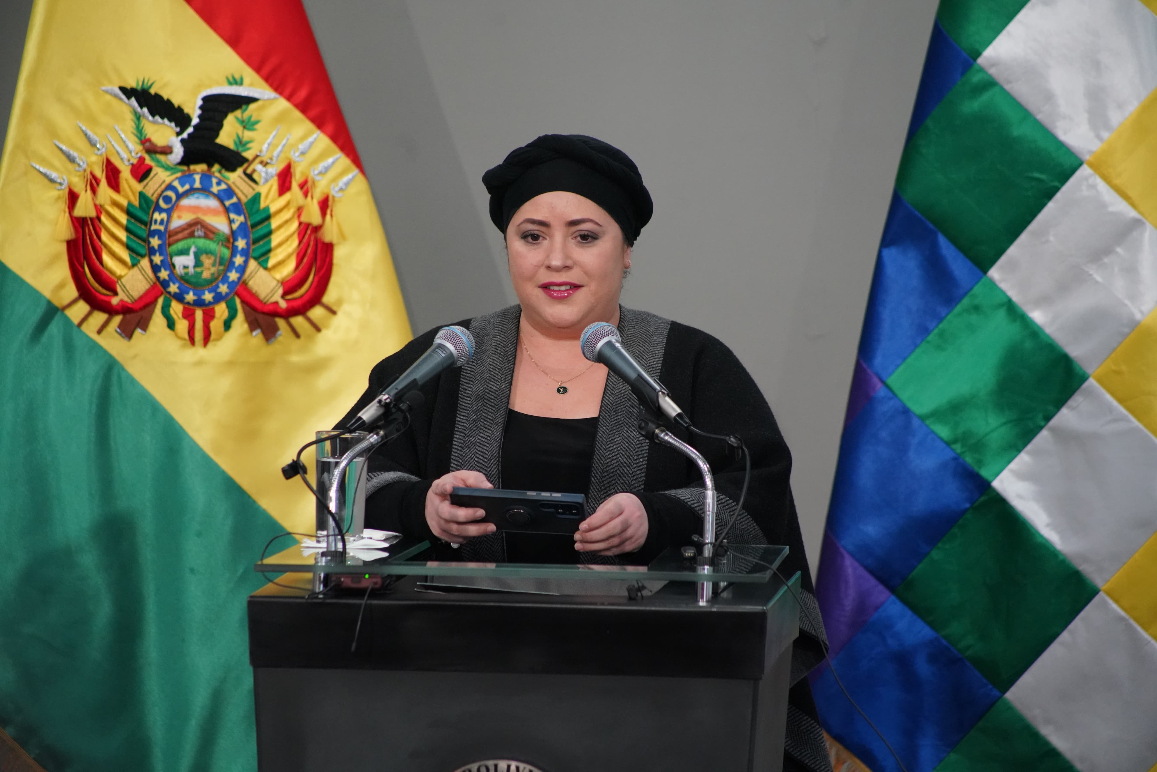 Ministra Prada alerta que ley de senador androniquista busca nuevas elecciones para habilitar a Evo Morales