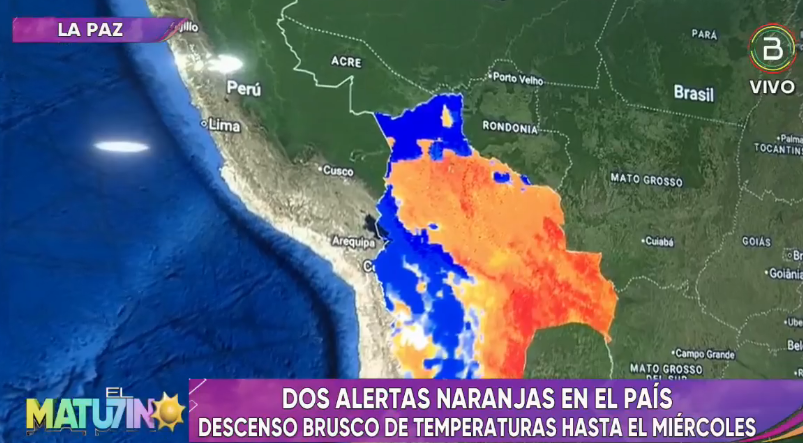 Senamhi emite una alerta naranja por descenso brusco de temperaturas en siete departamentos