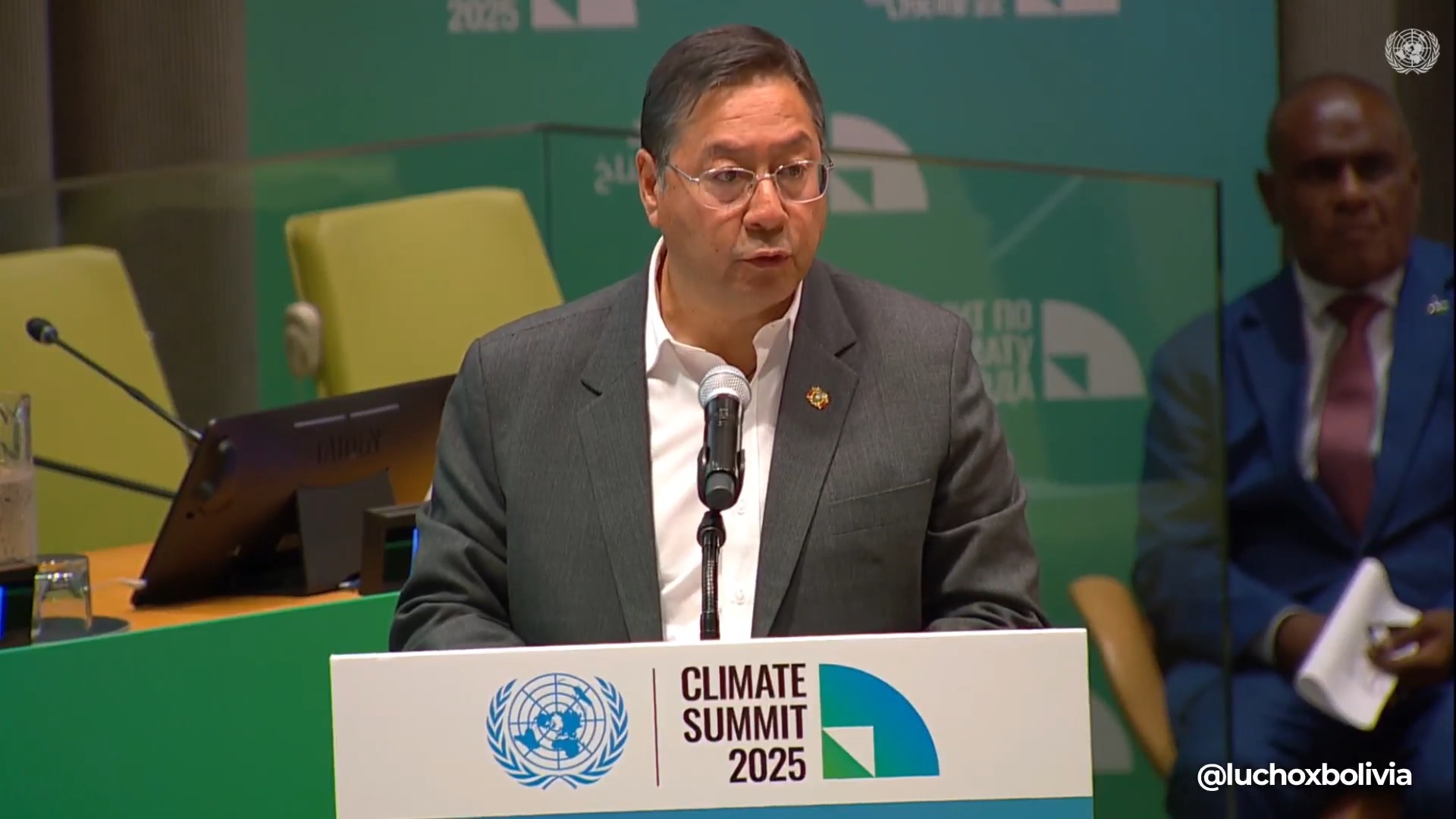 Arce revela en la ONU que Bolivia sentó las bases para acceder a financiamiento climático con programa en Charagua