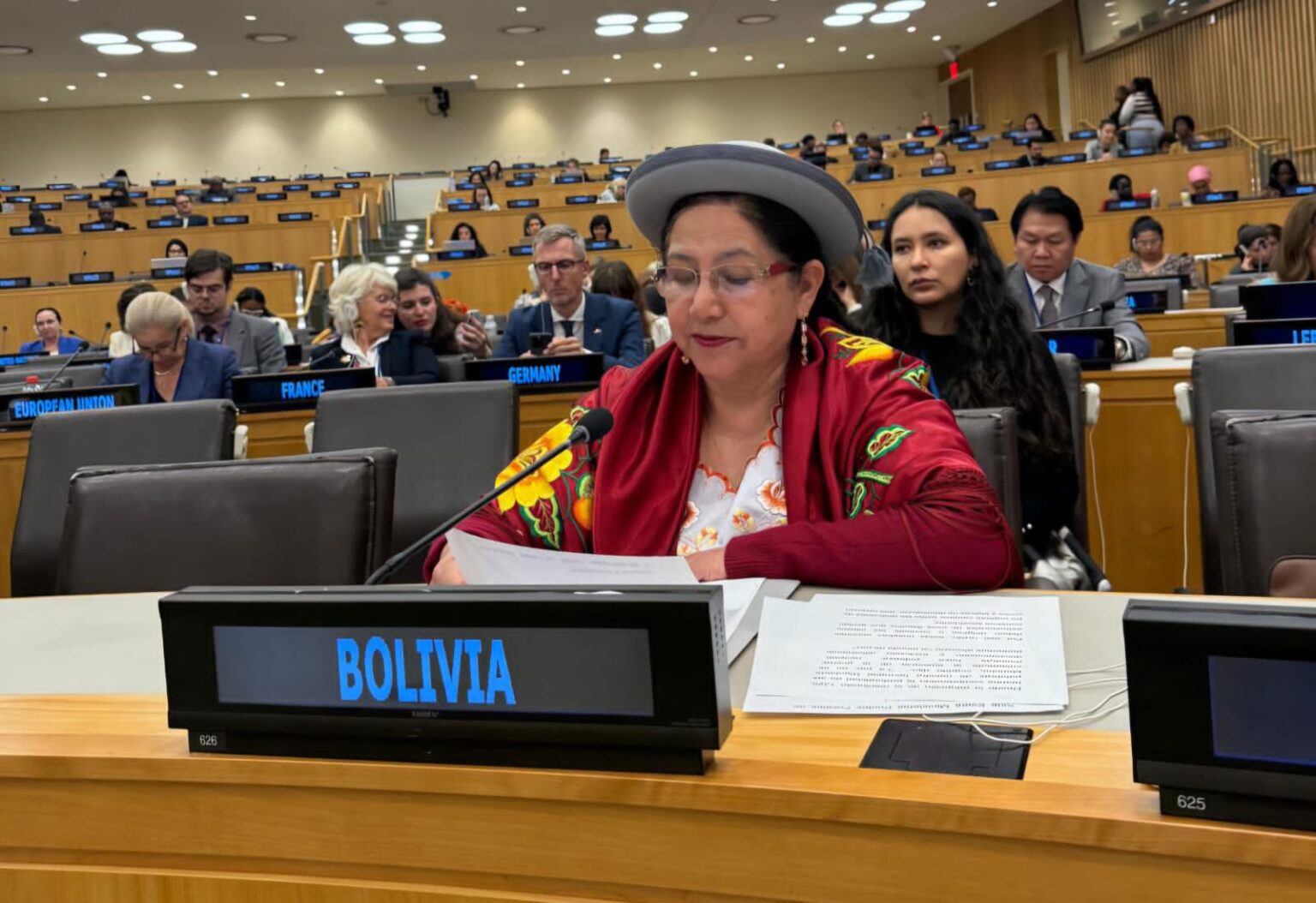 Bolivia reafirma compromiso con la agenda de Mujeres, Paz y Seguridad en la ONU