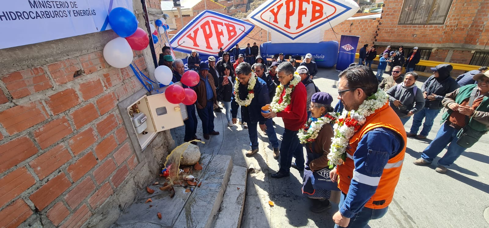 YPFB beneficia a 16.260 nuevos usuarios con gas domiciliario en el marco del Bicentenario