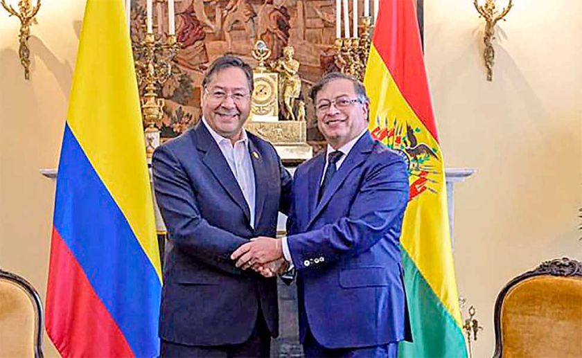 Presidente Arce expresa solidaridad con Gustavo Petro y condena revocación de su visa por parte de Estados Unidos