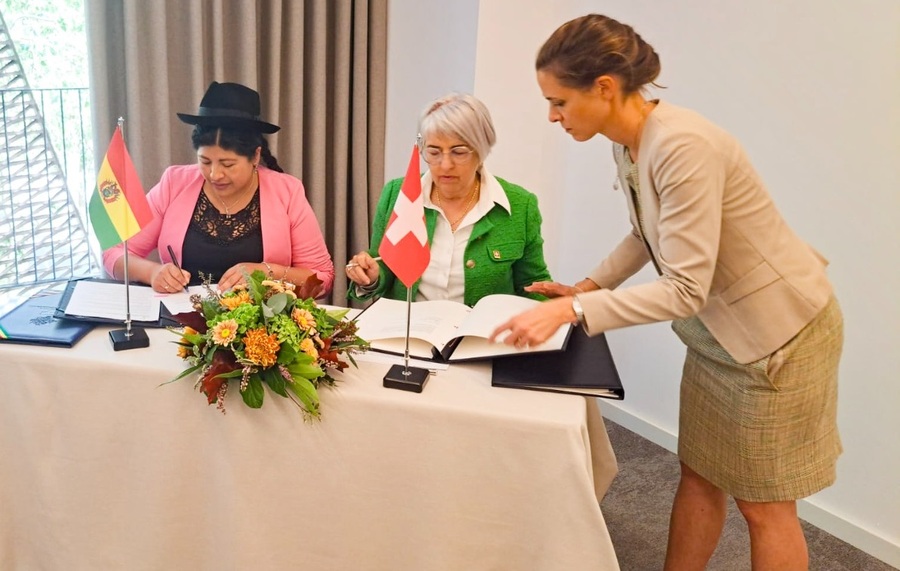 Bolivia y Suiza firman acuerdo bilateral para proteger el patrimonio cultural