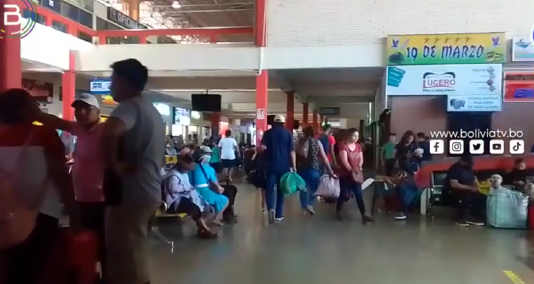 La terminal de buses Bimodal de Santa Cruz opera con normalidad 