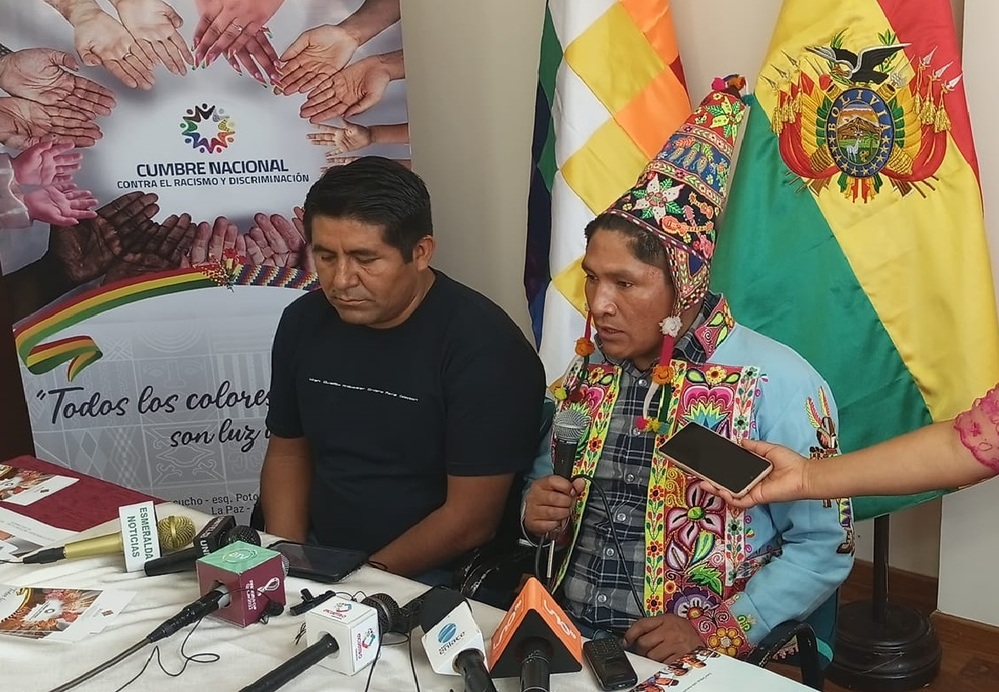 Viceministerio de Descolonización reporta 77 procesos por racismo y discriminación en Bolivia