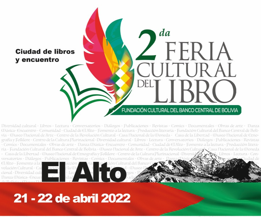 La Fundación Cultural BCB realizará la “Feria Cultural del Libro” en El Alto este 21 y 22 de abril