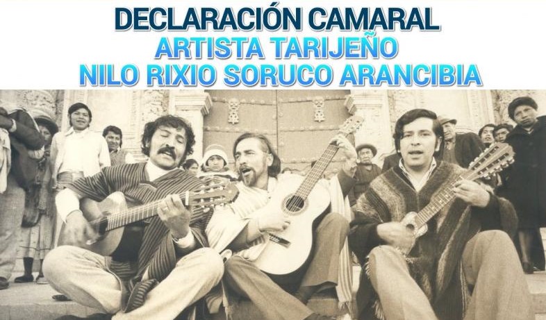 Senado homenajeó al ilustre artista tarijeño Nilo Soruco 