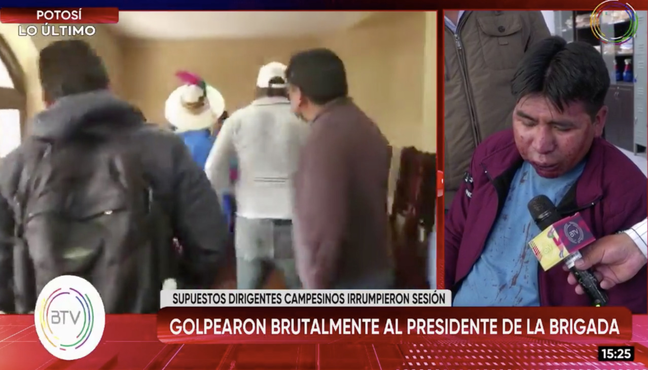  Hay cinco detenidos: Asambleístas piden investigación de golpiza a un senador y una periodista y los daños a bienes estatales