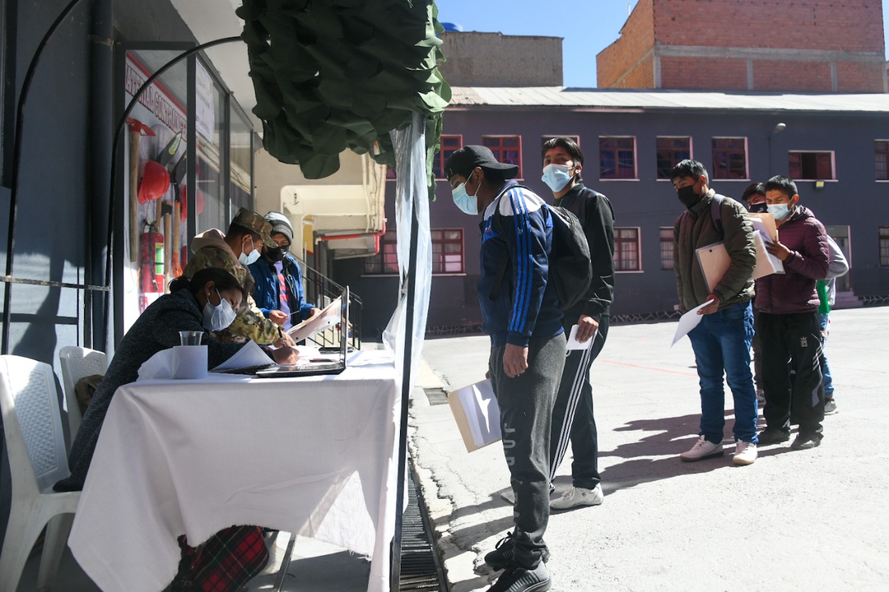 Fuerzas Armadas inician el nuevo periodo de reclutamiento en 133 cuarteles