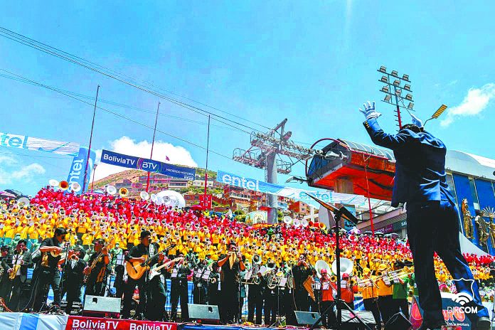 Festival de Bandas abrirá el carnaval de Oruro y su música “hará retumbar la ciudad”