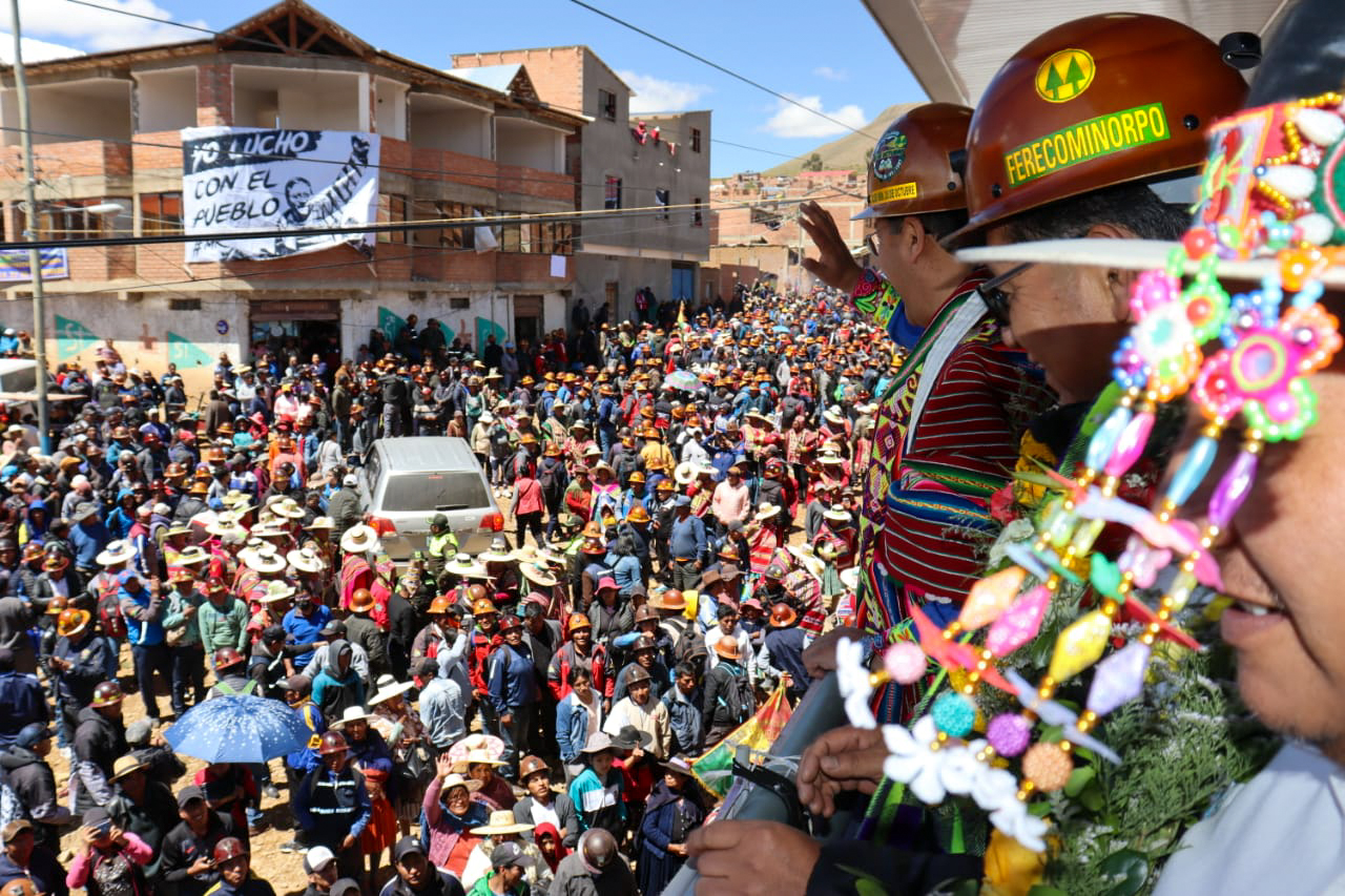 Presidente entrega obras en el norte de Potosí