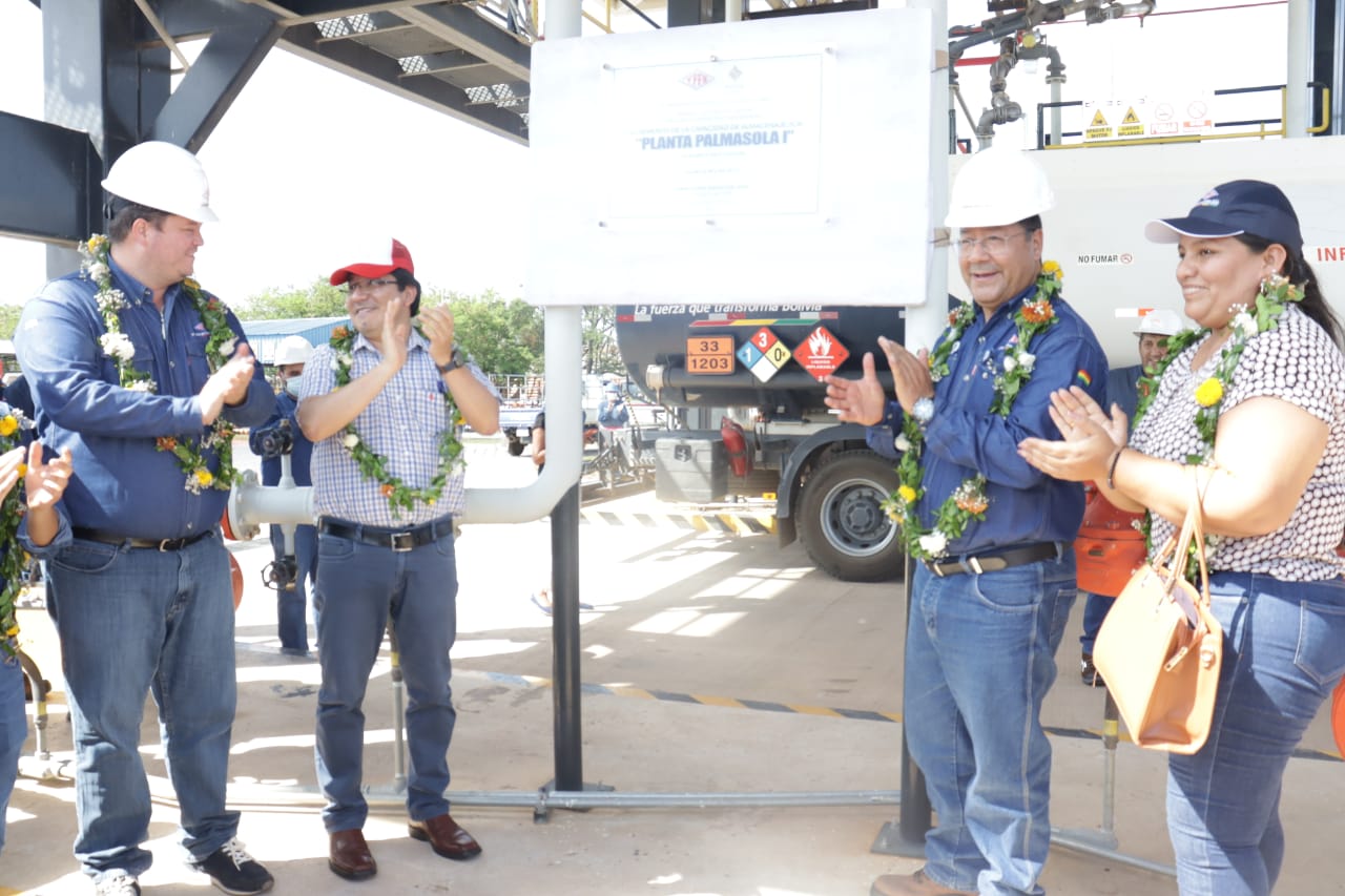Planta de Palmasola de Santa Cruz aumenta capacidad de almacenaje y garantiza provisión hasta por 15 días