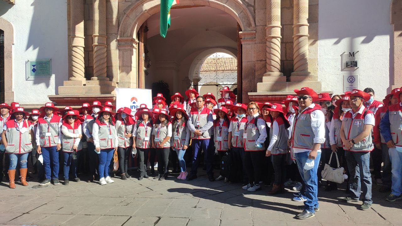 INE concluye Actualización Cartográfica en Sucre y reporta avance del 61% a escala departamental