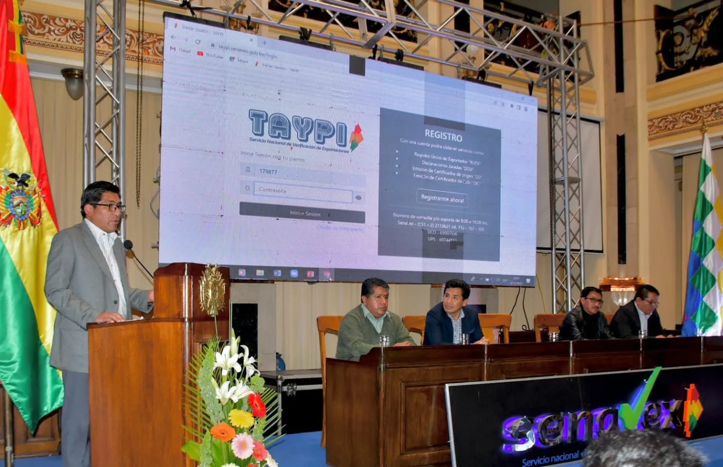 Senavex habilita plataforma digital “Taypi” para agilizar los trámites de exportación 
