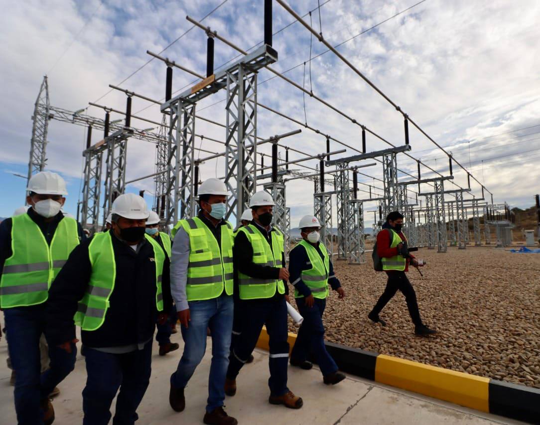 Proyectos de transmisión eléctrica La Angostura y Bermejo presentan un avance mayor al 95%