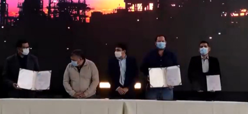 YPFB, YLB y ENDE firman convenio para trabajar conjuntamente en la explotación e industrialización de los recursos naturales