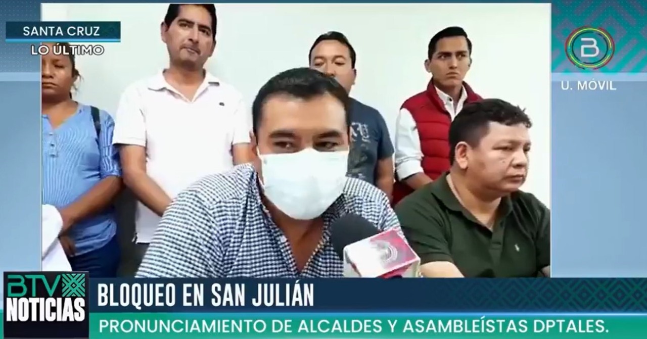 Amdecruz y asambleístas de Santa Cruz expresan su apoyo al bloqueo en San Julián