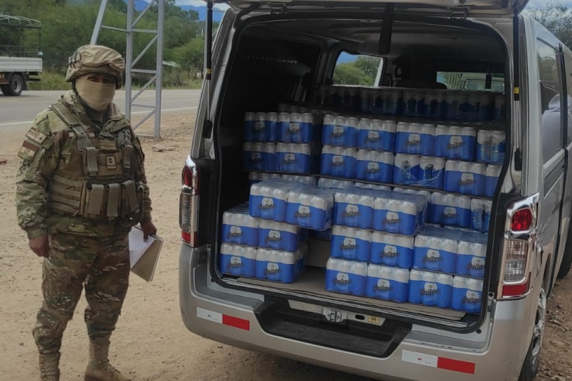 Comisan mercadería de contrabando en frontera con Paraguay
