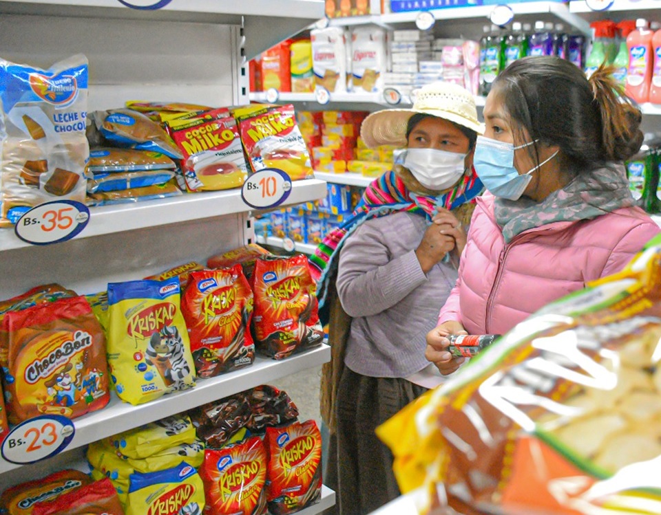 Presidente destaca que a abril la inflación en Bolivia llegó a 0,41%, la más baja de la región