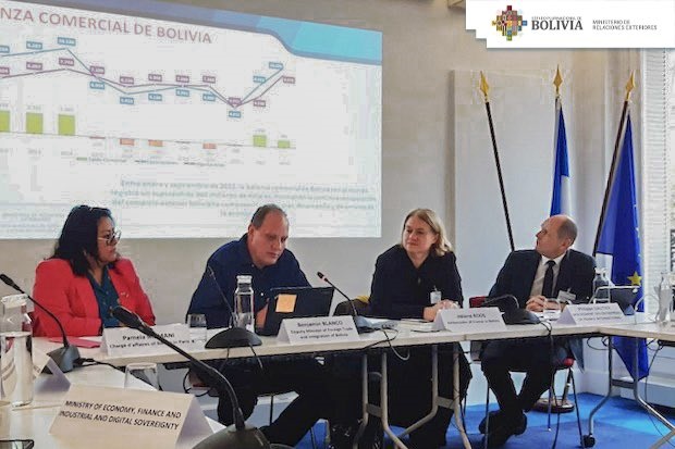 Bolivia muestra a empresarios de Francia las oportunidades de inversión y el modelo de desarrollo