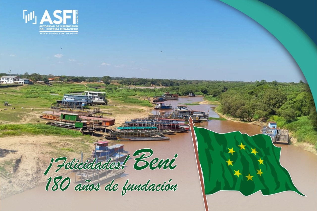 Cartera de créditos en Beni crece en 6,9% y la de depósitos en 7,8%