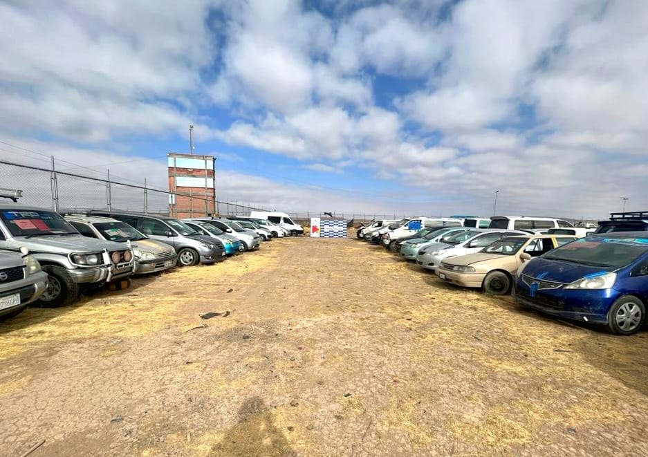 Incauta 30 vehículos indocumentados valorados en más de Bs 5,9 millones en Oruro