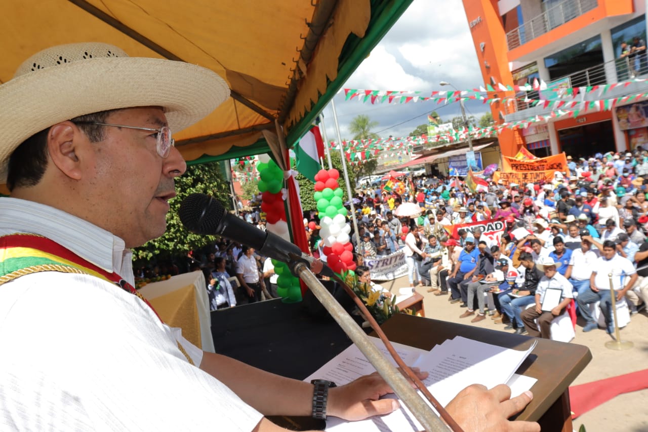 Presidente: “Pese a quien le pese” la economía boliviana “avanza”