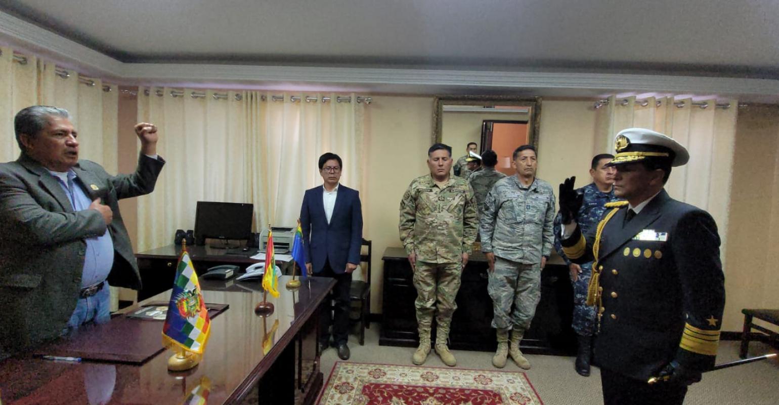  Ministro de Defensa posesionó al nuevo Presidente del Tribunal de Justicia Militar