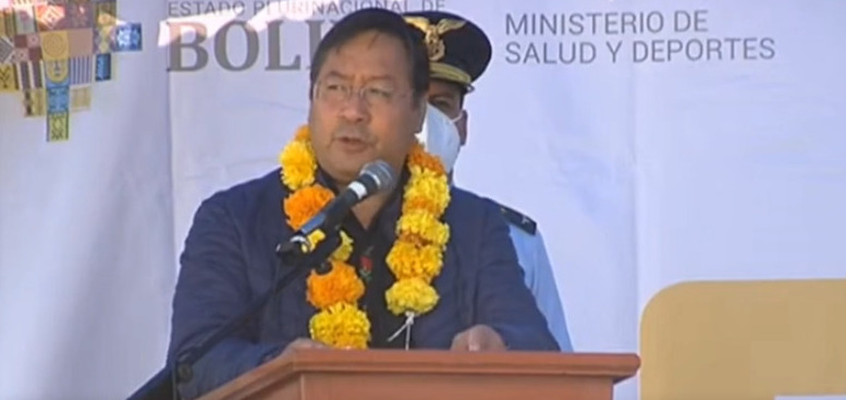 Presidente Arce entrega equipamiento médico y medicamentos por un valor de Bs 46 millones en Tarija (adelanto)