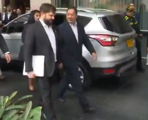 Los presidente Arce y Boric se reúnen y abordan temas de interés bilateral en Colombia