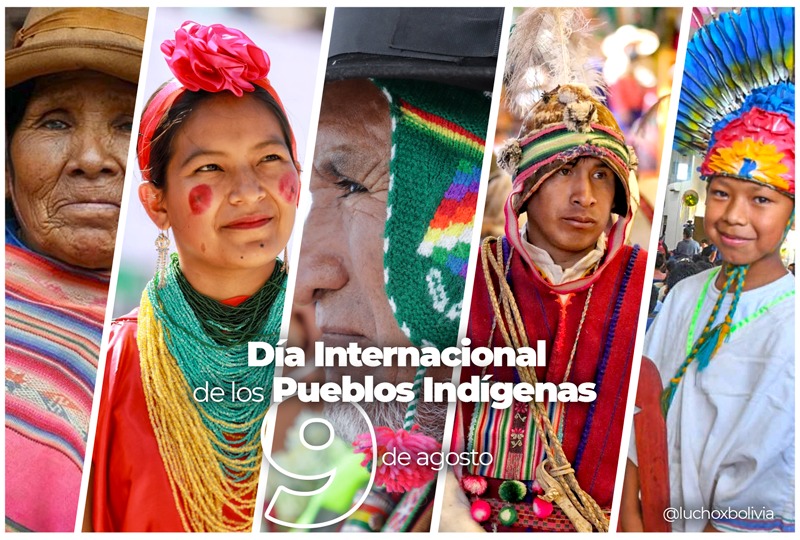 Arce destaca que los pueblos indígenas son actores principales de la revolución democrática y cultural