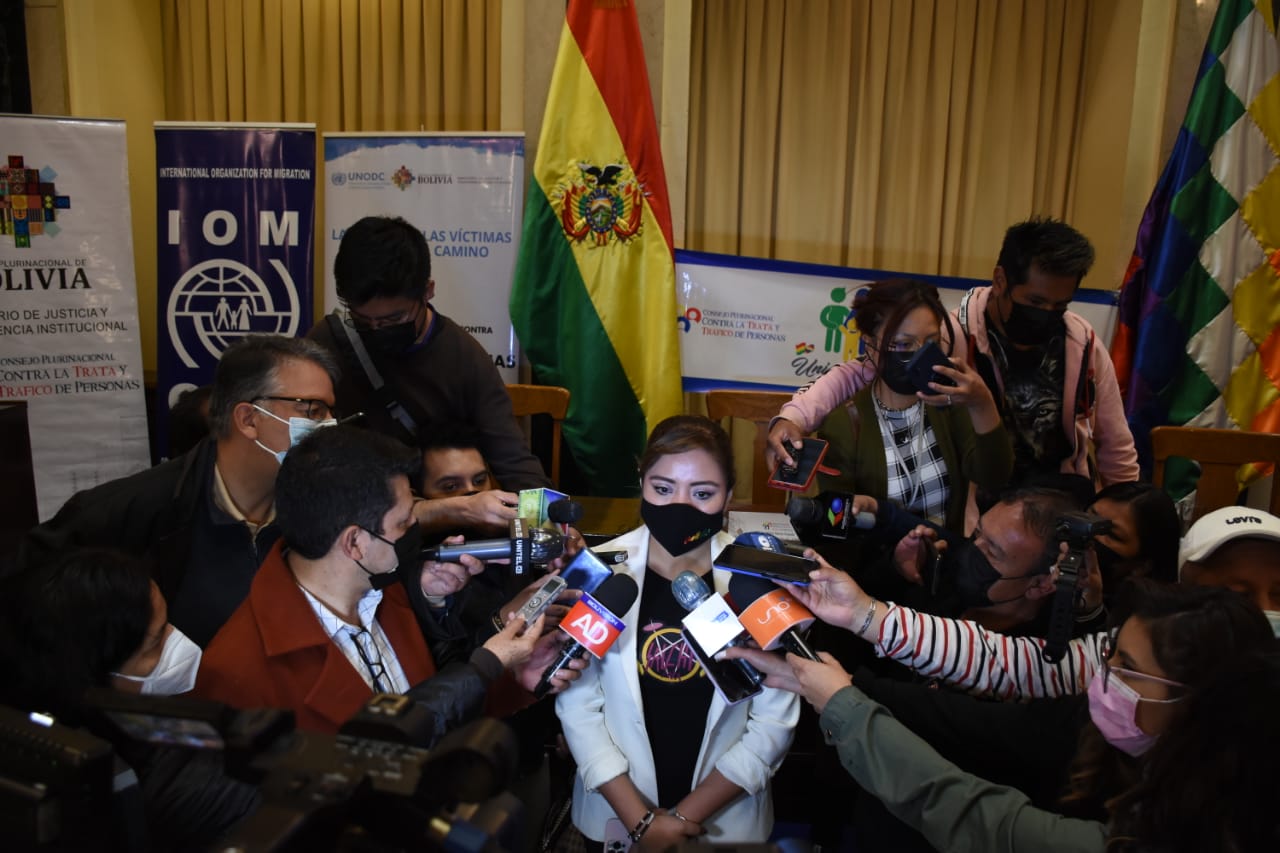 Viceministra Alcón insta a trabajar de manera articulada para erradicar la trata de personas