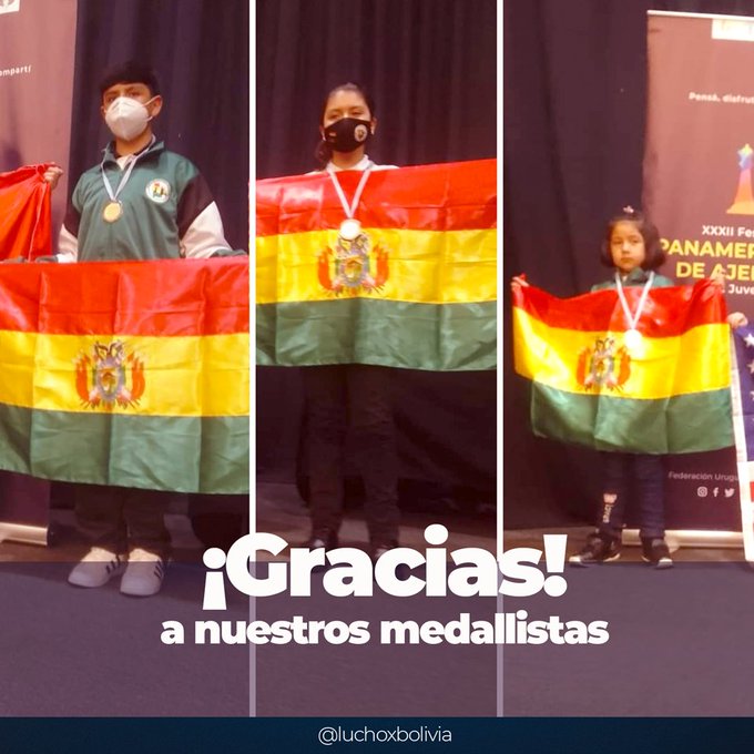 Presidente felicita a ajedrecistas bolivianos que subieron al podio de ganadores