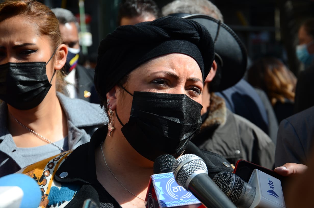 Ministra de la Presidencia asegura que el pueblo pide justicia, pero que otros grupos quieren impunidad