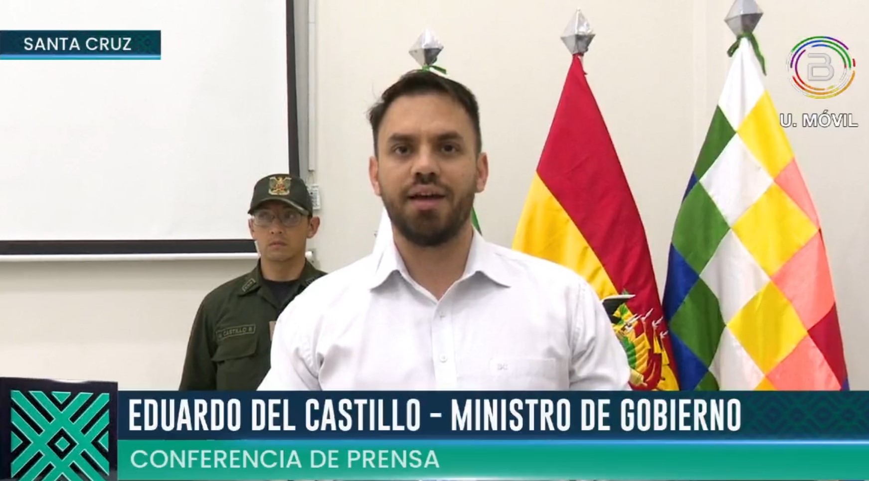 Del Castillo acusa a Camacho de promover la violencia y advierte que los responsables deben responder ante la Justicia
