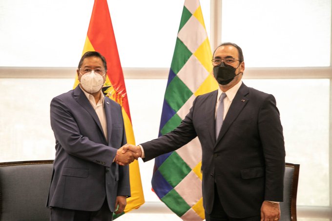 Presidente se reúne con la CAF para tratar temas sobre la reconstrucción del país y lucha contra el COVID-19