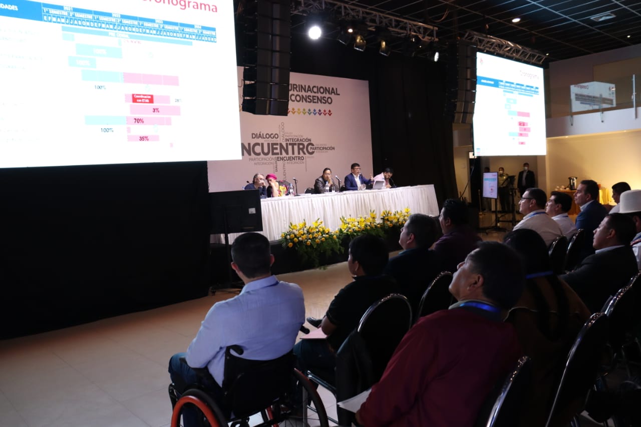 Tras cuarto intermedio se reanuda el “Encuentro por un Censo con consenso” en Cochabamba