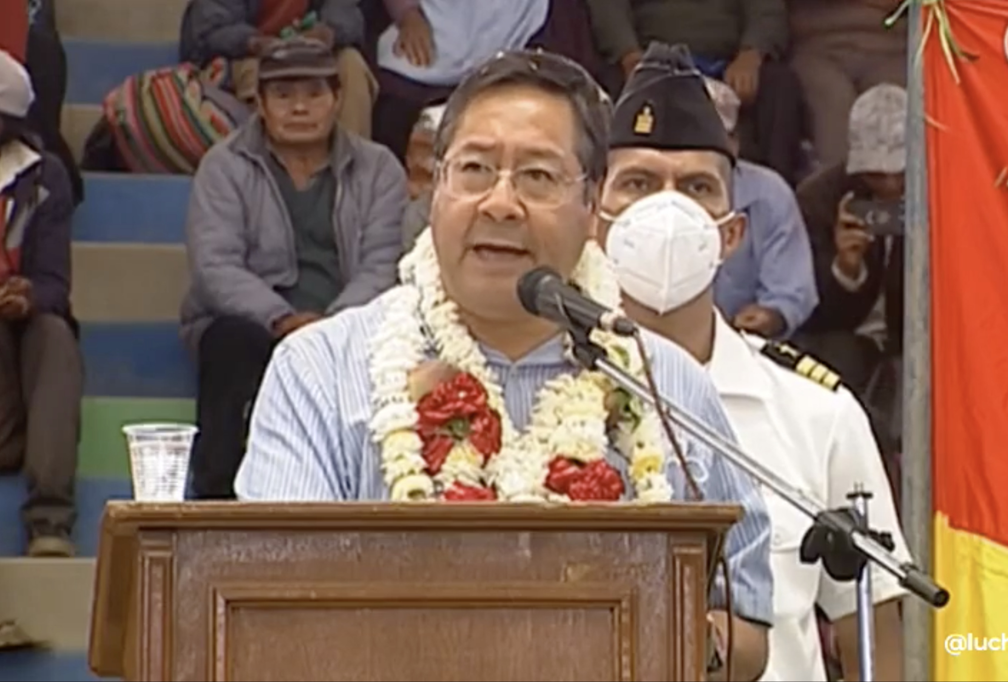 Presidente afirma que el movimiento popular detendrá cualquier aventura golpista